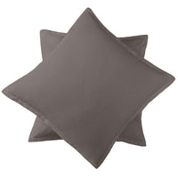 Washed Belgian Linen Euro Shams [Pair] - Euro Shams by Echelon