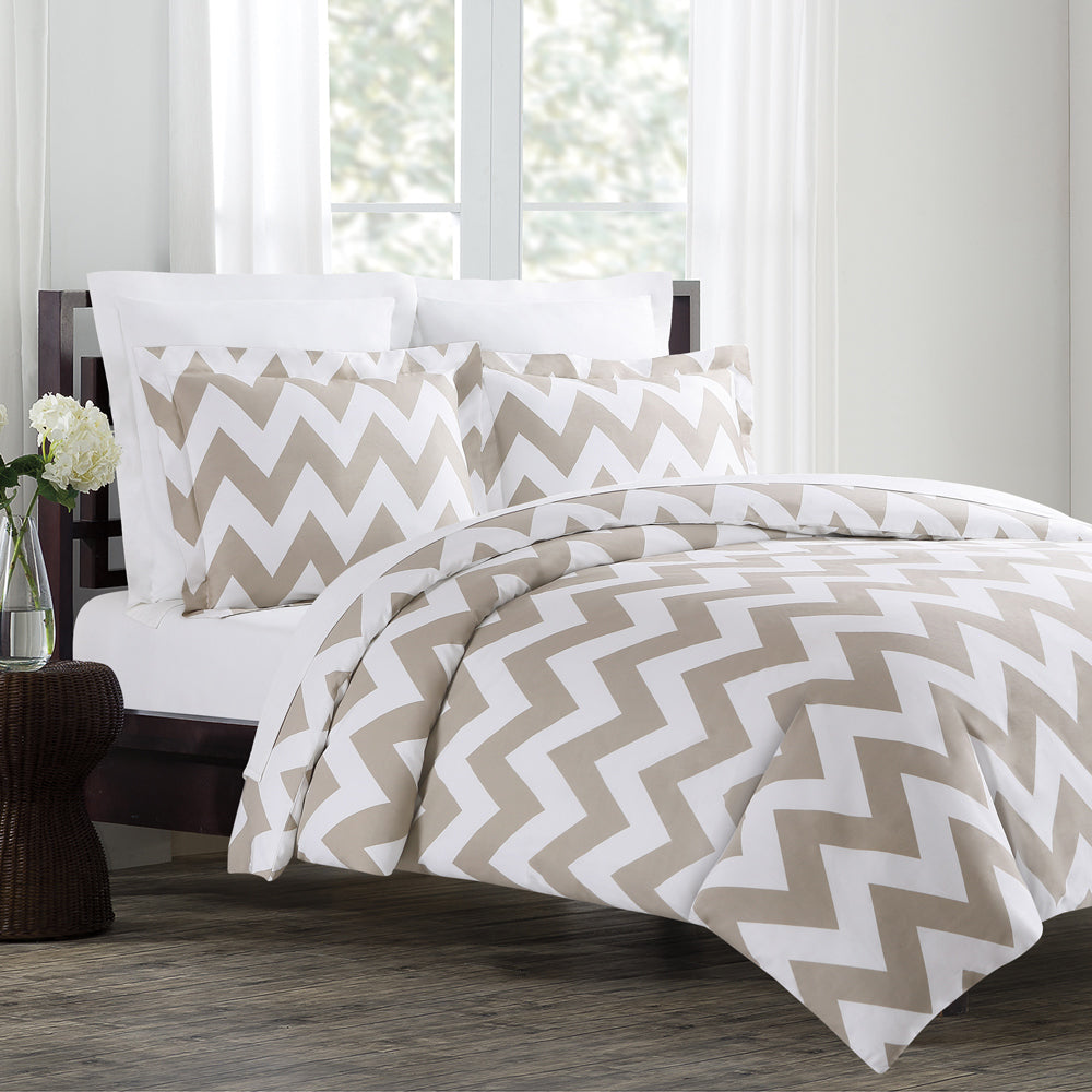 Chevron Duvet Cover Set - Echelon